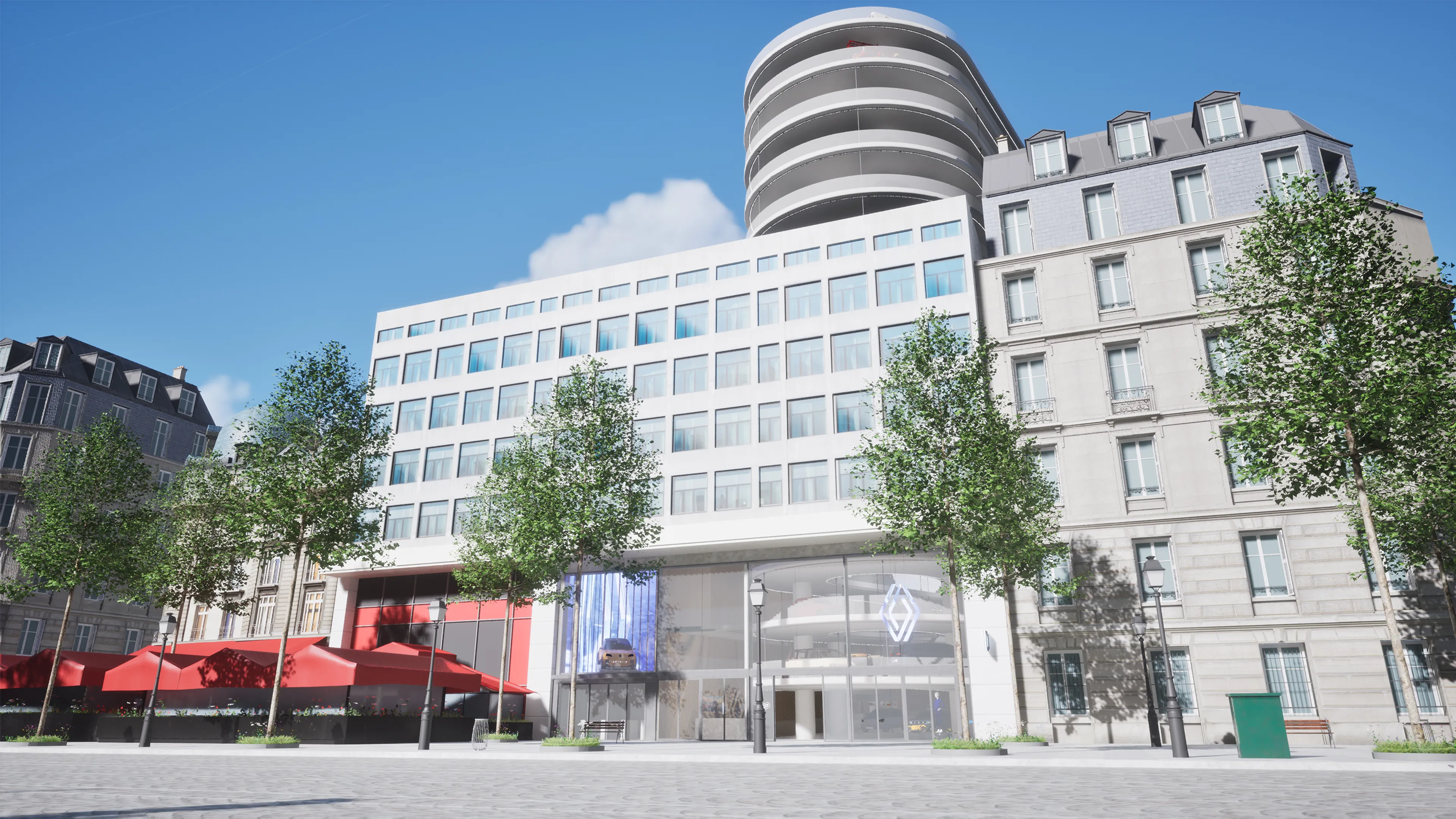 Batiment Renault sur les champs Elysées